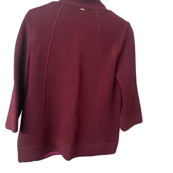 St. John Crew Neck Sweater - Metallic Knitwear, Clothing purple size P - Picture 7 of 14